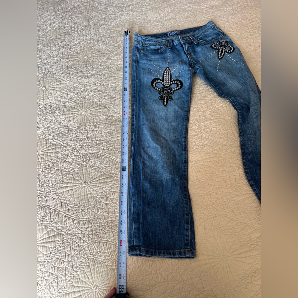 Kippys Blue Jeans with Black Embellishments - Picture 5 of 12